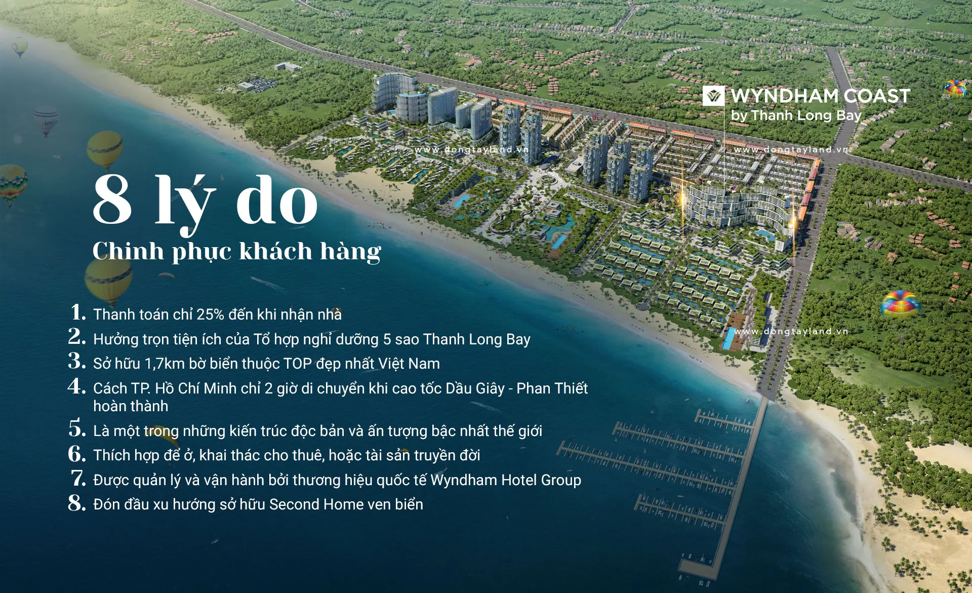 Lý do lựa chọn căn hộ Wyndham Coast by Thanh Long Bay