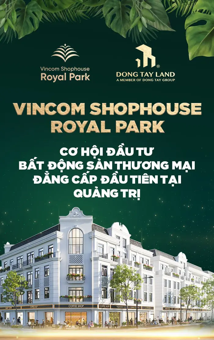 Vincom Shophouse Royal Park Đông Hà Quảng Trị