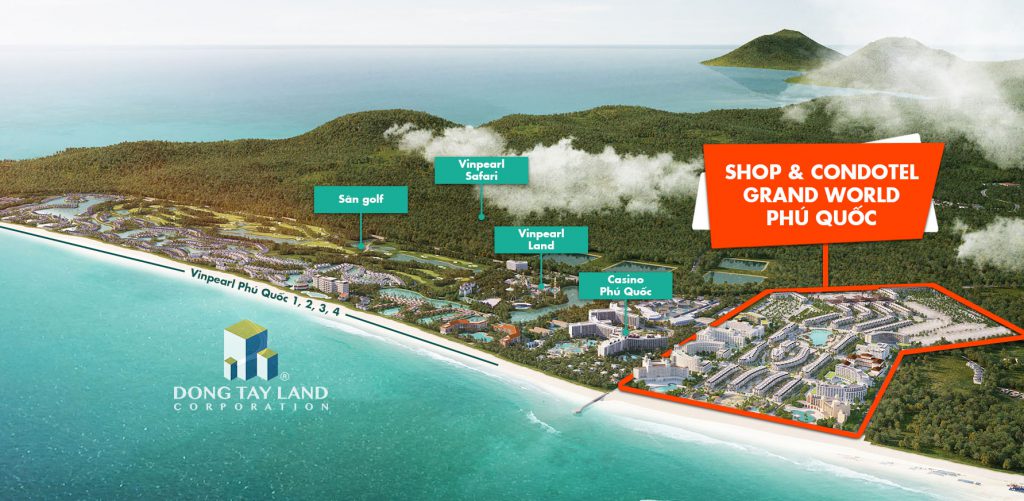 Mặt bằng tổng thể Grand World Phú Quốc Mặt bằng tổng thể Grand World Phú Quốc