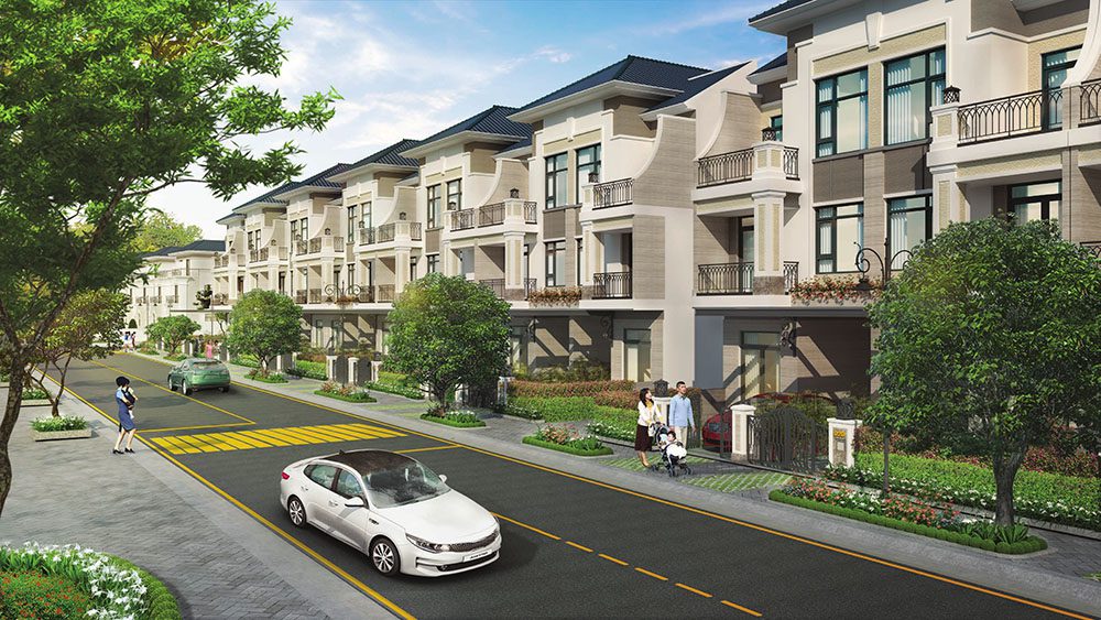Verosa Park - Vỉa hè đá Granite