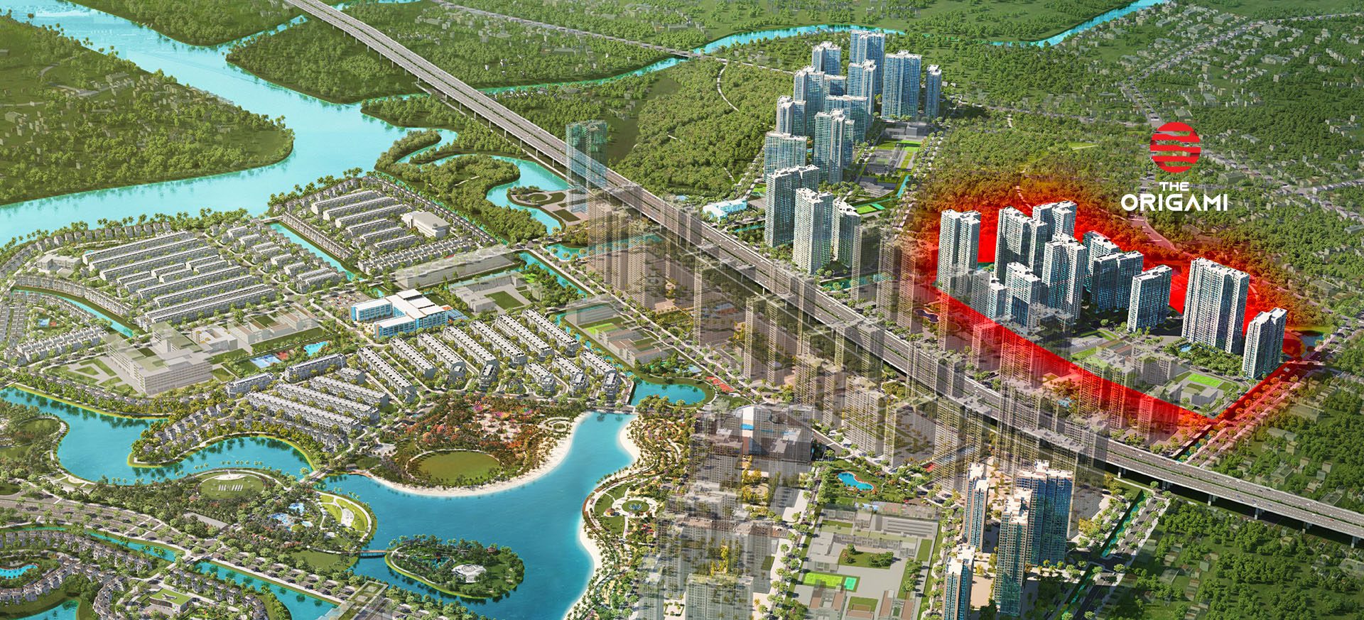 Vinhomes Grand Park - Vị trí The Origami