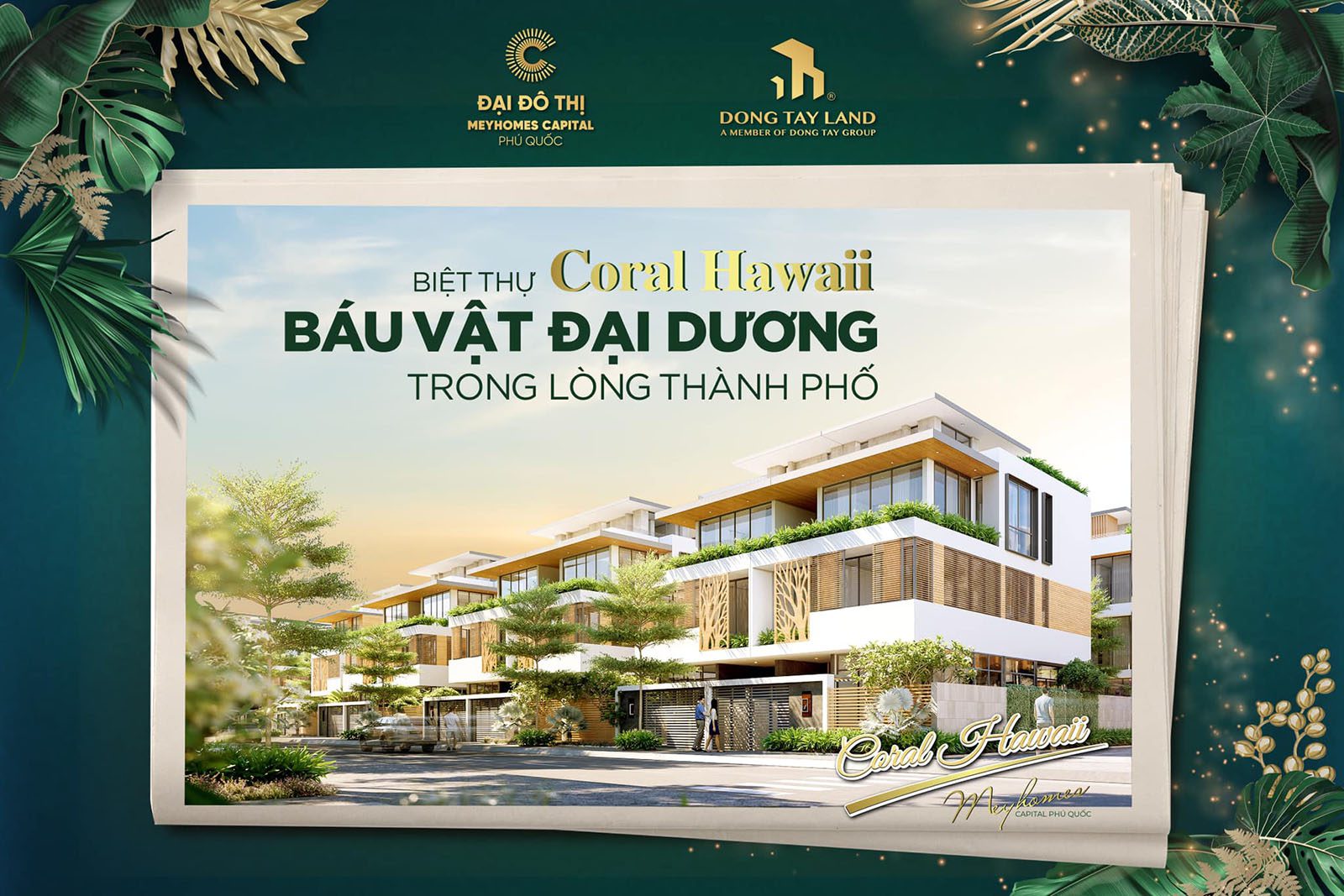 Biệt thự Coral Hawaii - Báu vật đại dương trong lòng thành phố