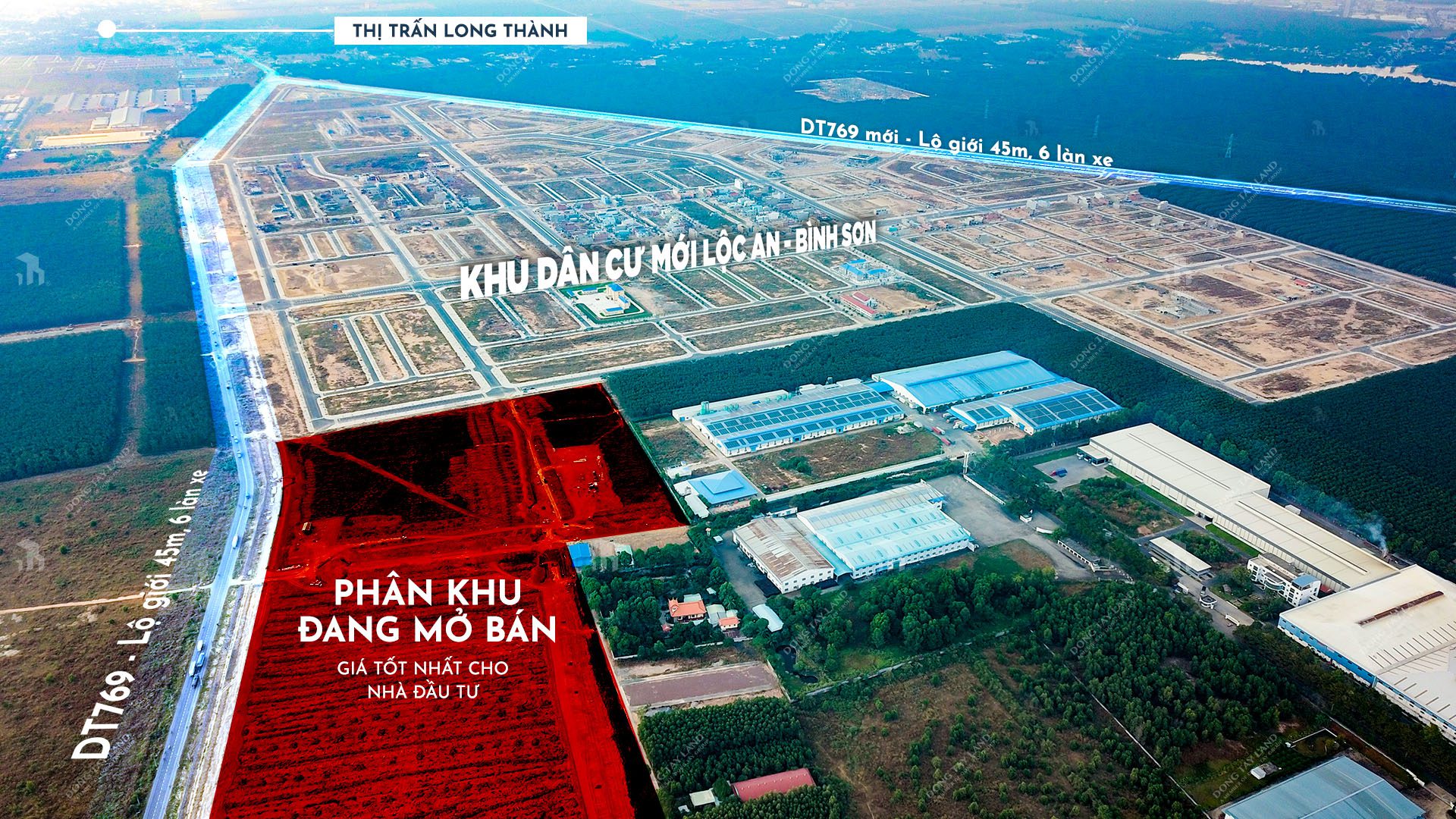 vị trí phân khu đang mở bán - Khu dân cư Lộc An - Bình Sơn