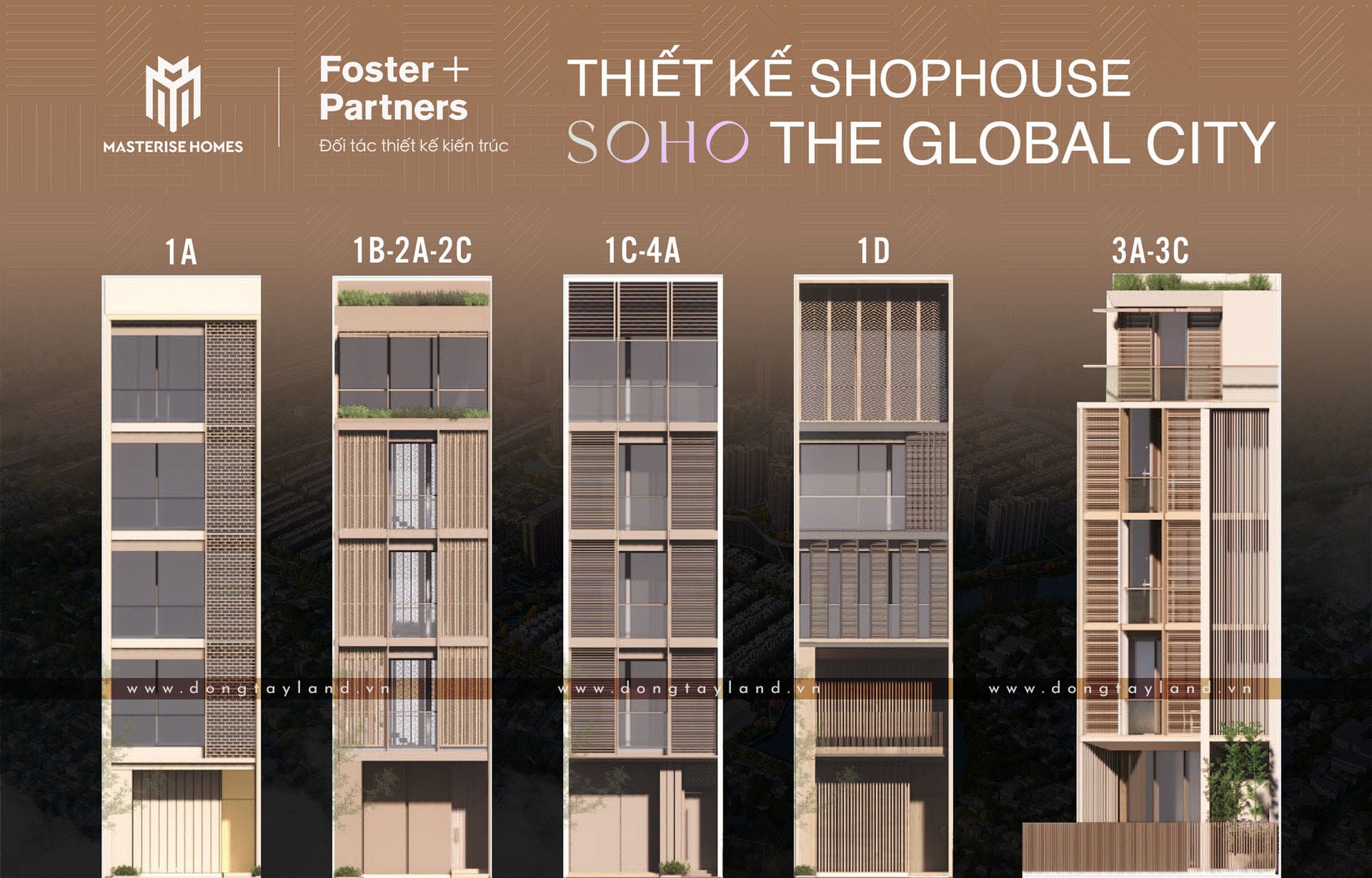 Thiết kế Shophouse Soho The Global City