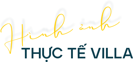Hình ảnh thực tế Villa Le Palmier Hồ Tràm