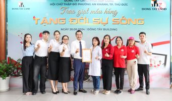Hơn 100 CBNV Đông Tây Land tham gia hiến máu tình nguyện, gửi thông điệp yêu thương đến cộng đồng