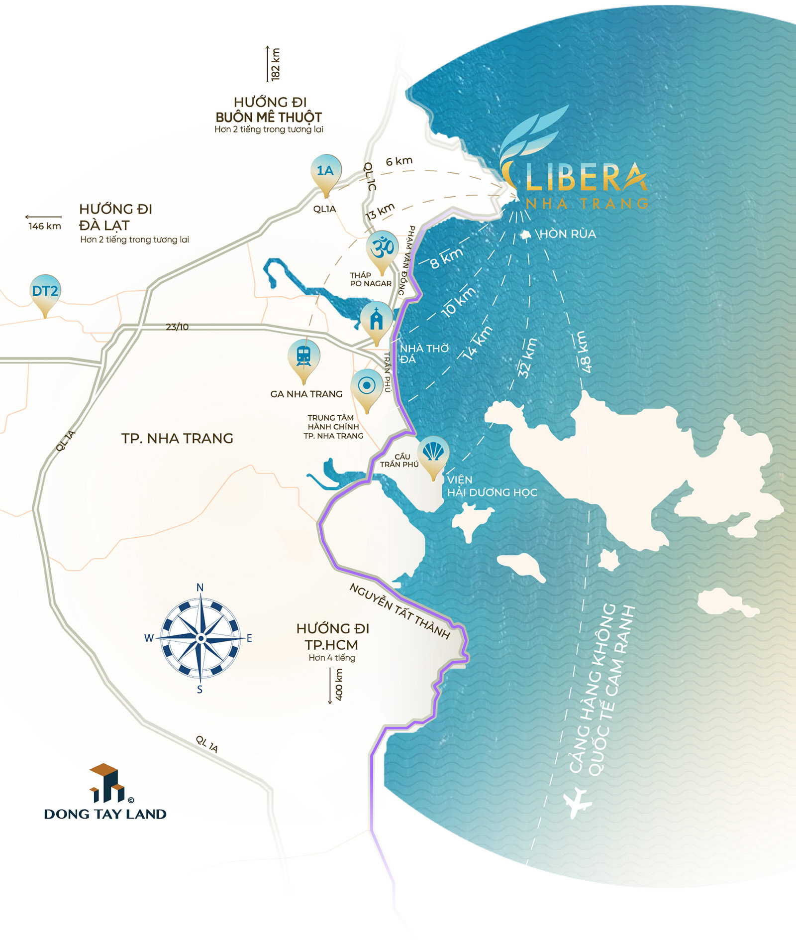 Vị trí Libera Nha Trang