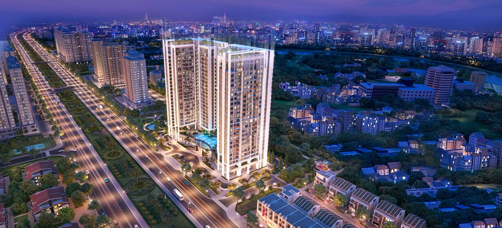 Tổ hợp căn hộ & nhà phố thuộc KĐT Dragon City Nam Sài Gòn