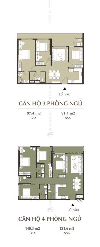 LUMIERE Midtown Mặt bằng căn hộ