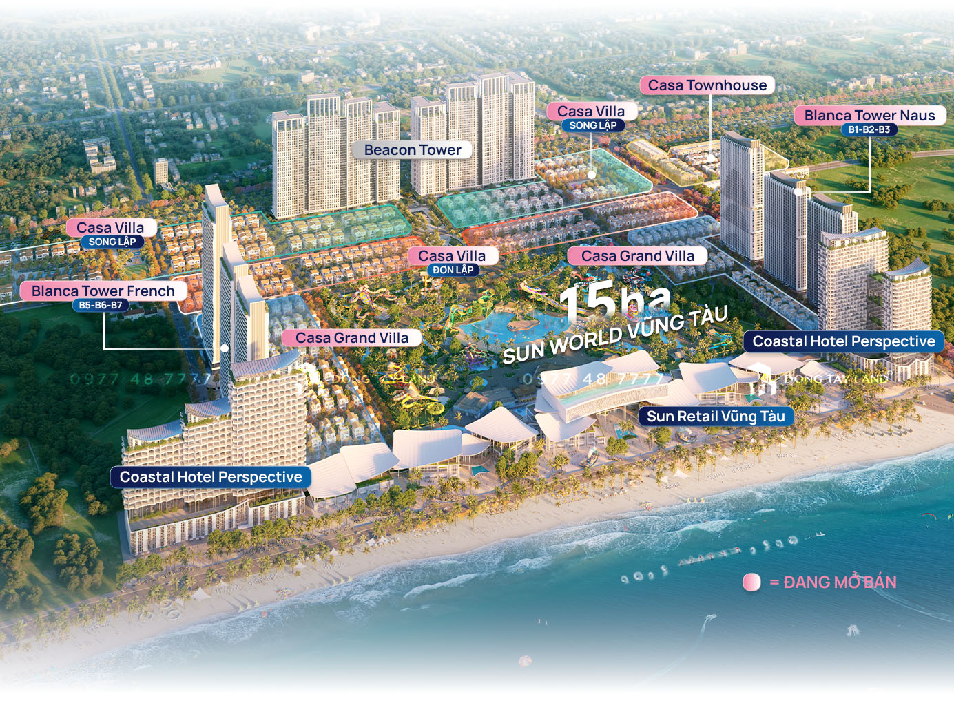 Phối cảnh tổng Blanca City