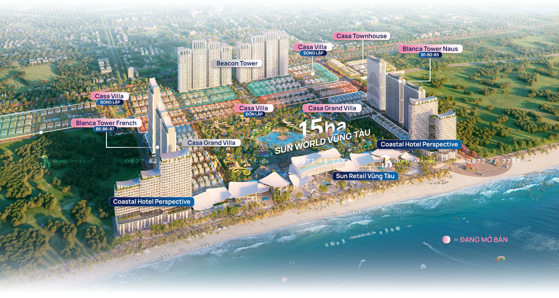 Phối cảnh tổng Blanca City