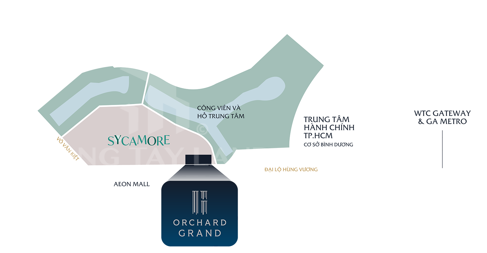 Orchard Grand - Bản đồ TP mới