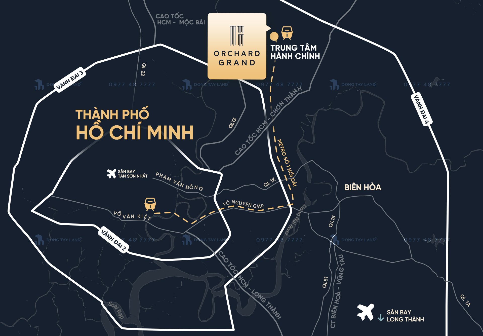 Orchard Grand - Bản đồ hạ tầng