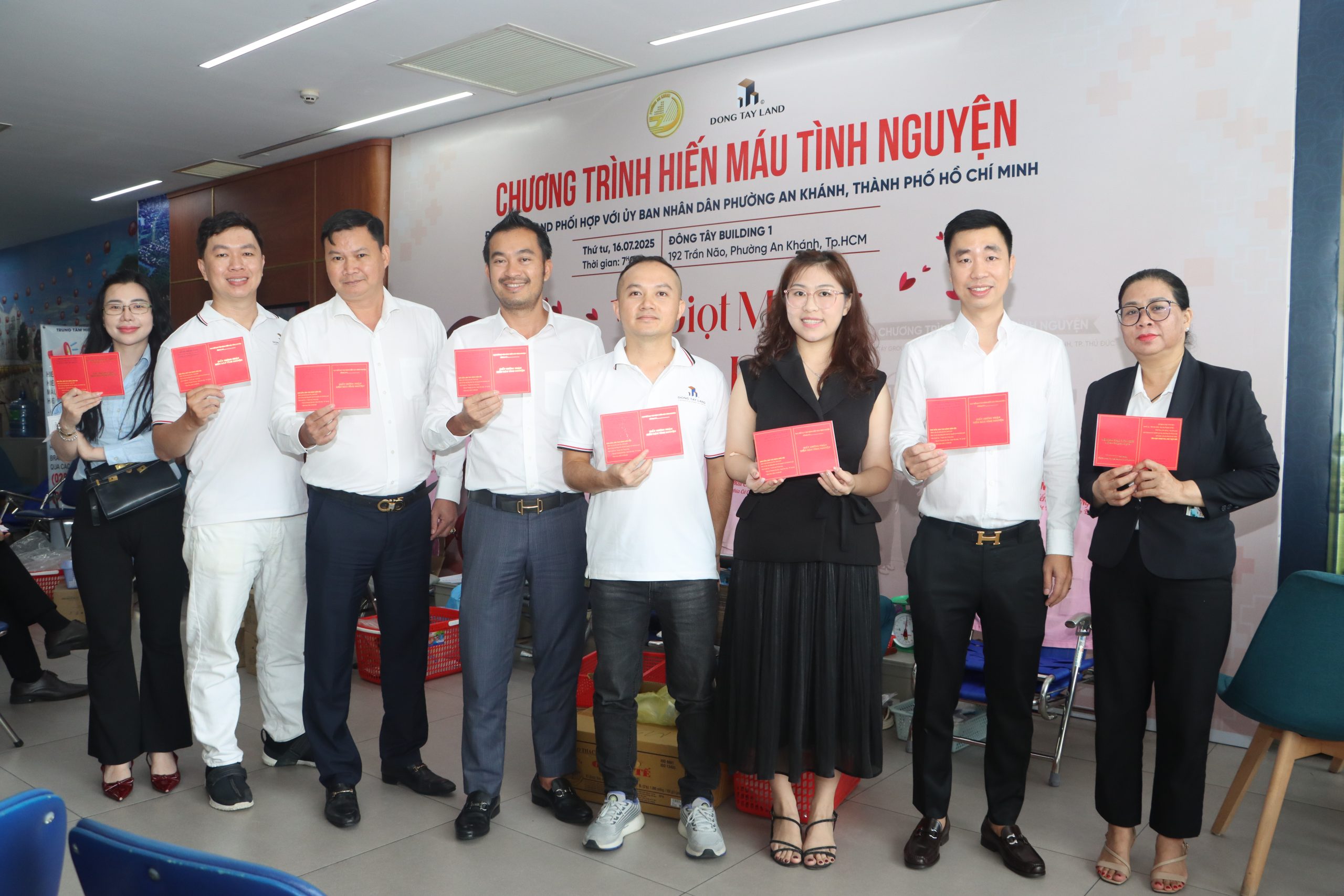 Đông Tây Land lan tỏa thông điệp sống đẹp vì cộng đồng cùng chương trình hiến máu 2025