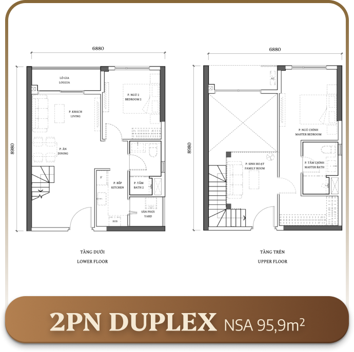 Orchard Grand - Layout 2PN Duplex