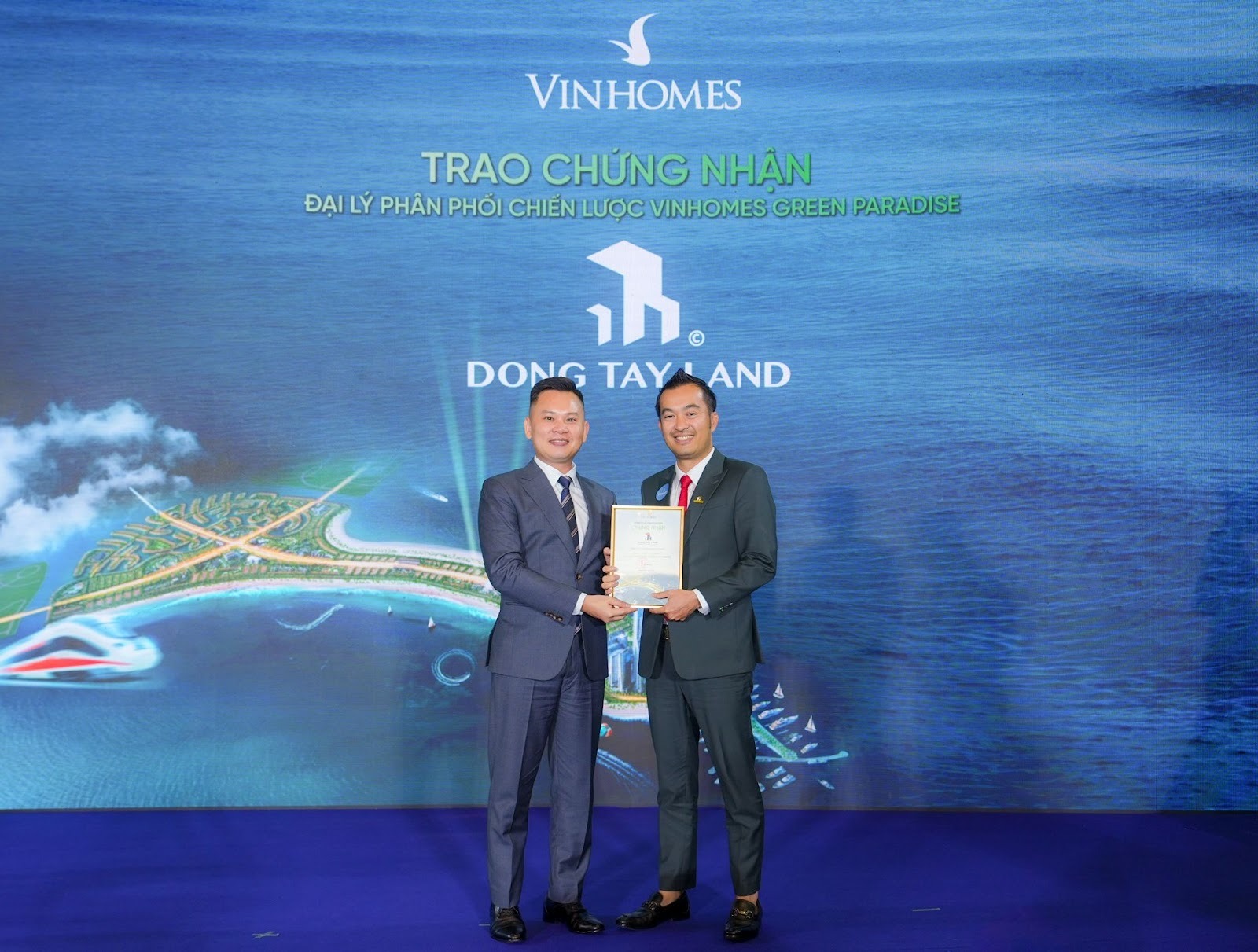 Đông Tây Land là Đại lý phân phối chiến lược siêu đô thị Vinhomes Green Paradise Cần Giờ