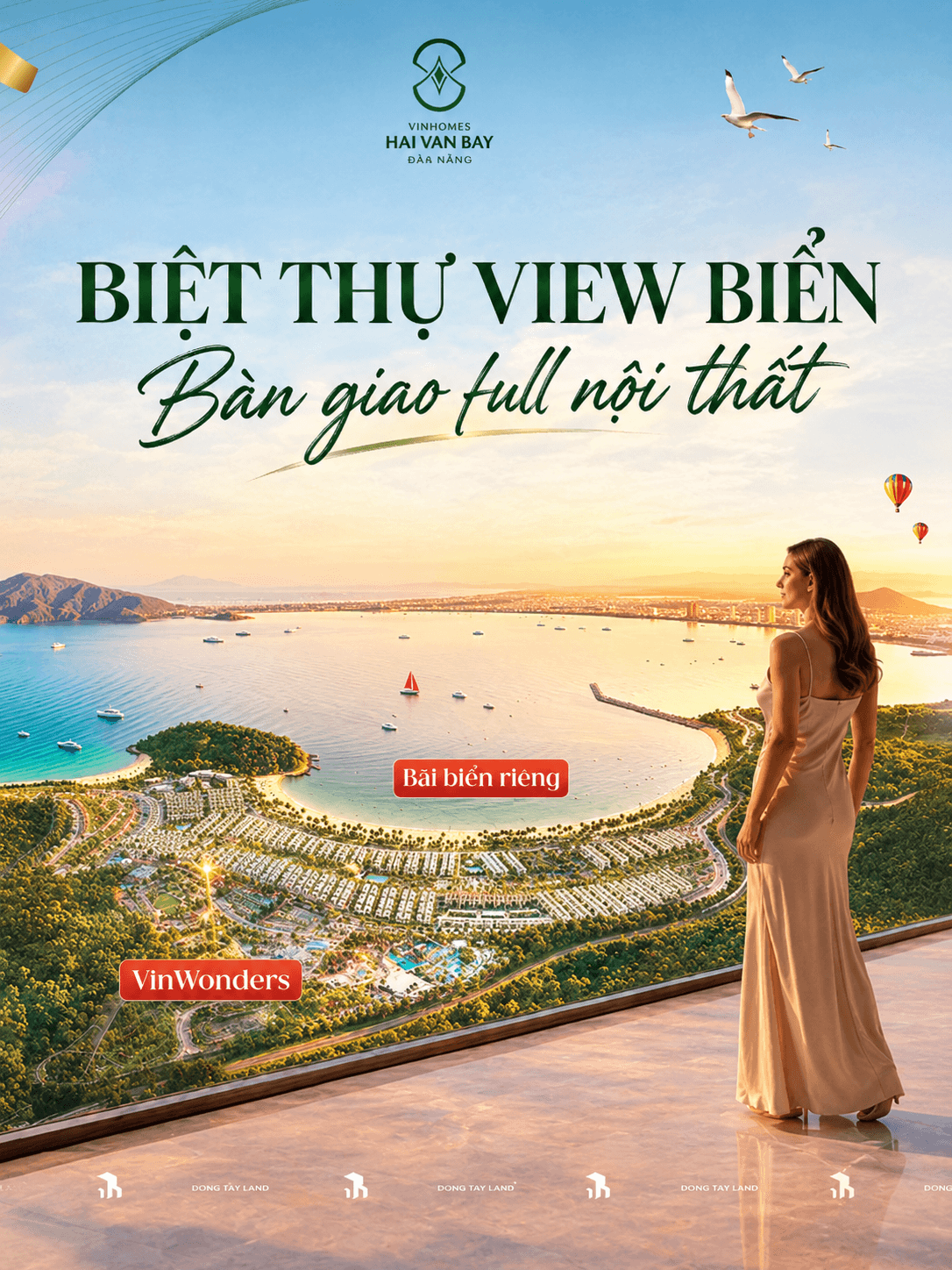 Biệt thự ven biển giữa hoàng hôn Vinhomes Hải Vân Bay