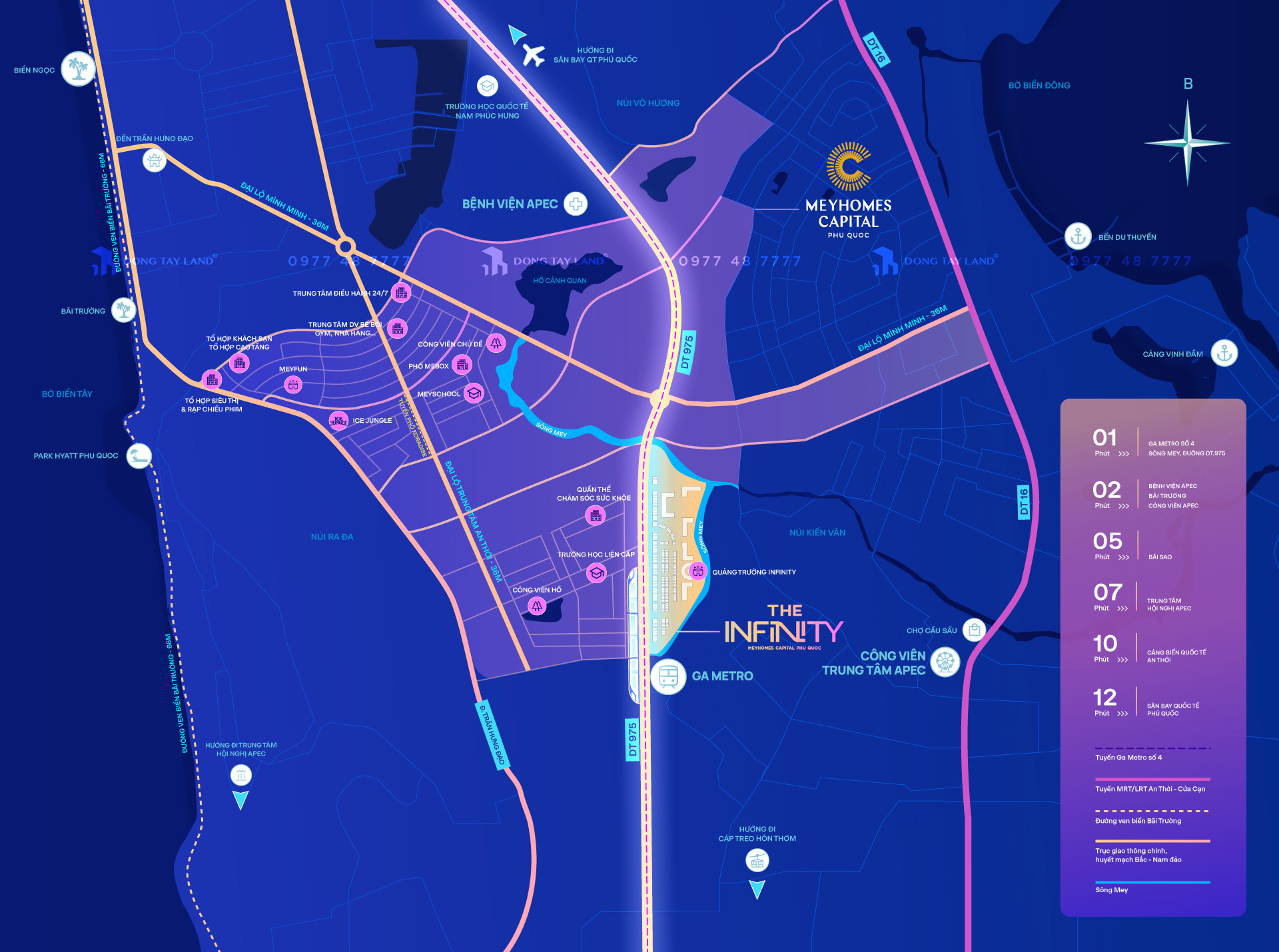The Infinity - Meyhomes Capital Phú Quốc - Map kết nối