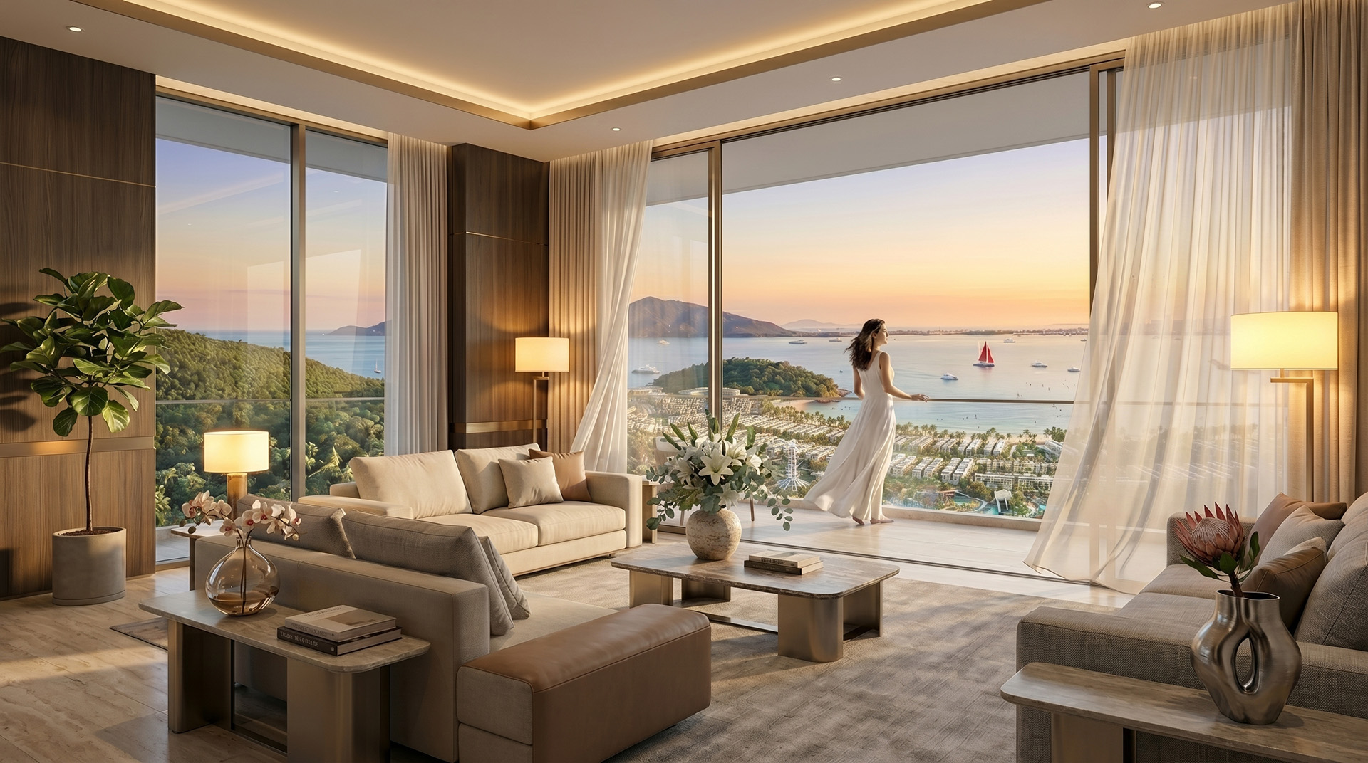 Ảnh cảm hứng nội thất view Đảo Ngọc