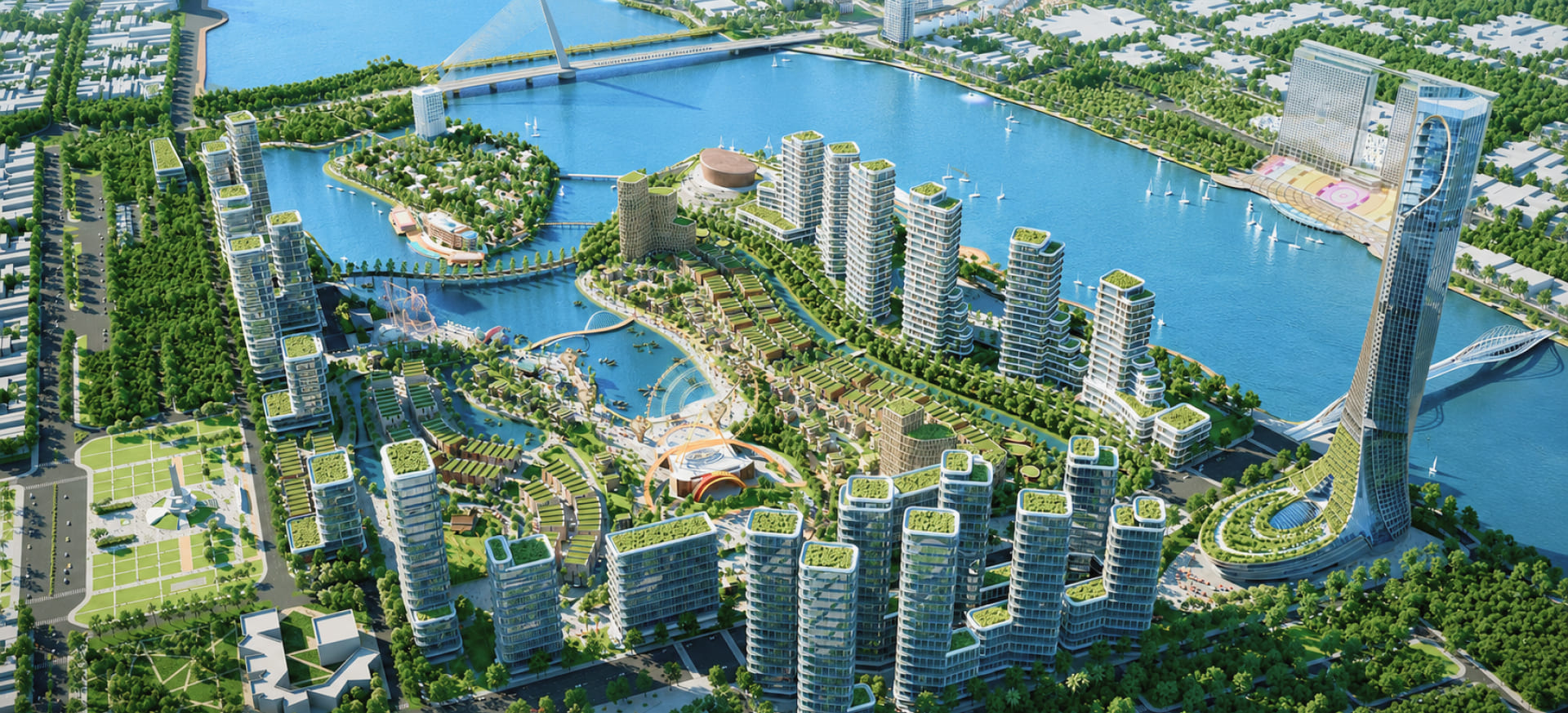 Da Nang Downtown - Biểu tượng kinh tế đêm của Sun Group bên sông Hàn — Đông  Tây Land
