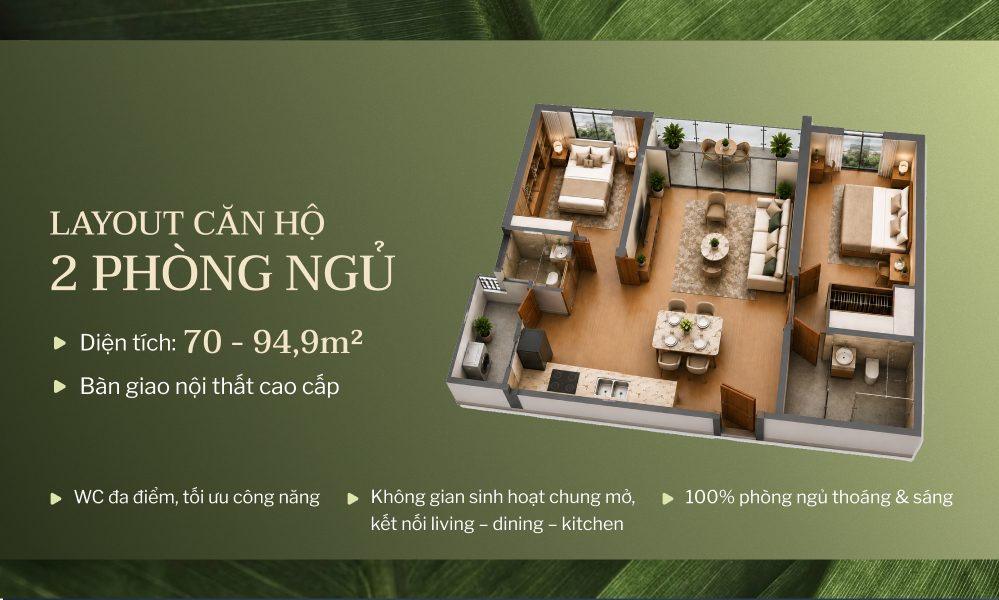 Layout căn hộ 2PN Imperia Sensa Park